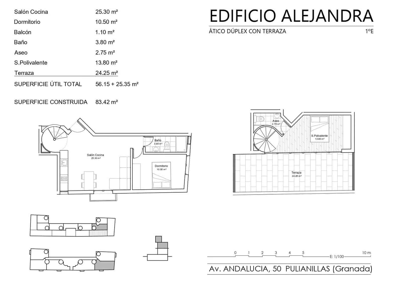 1 bedroom Flat for sale in Pulianas with garage - € 103,151 (Ref: 9674926)