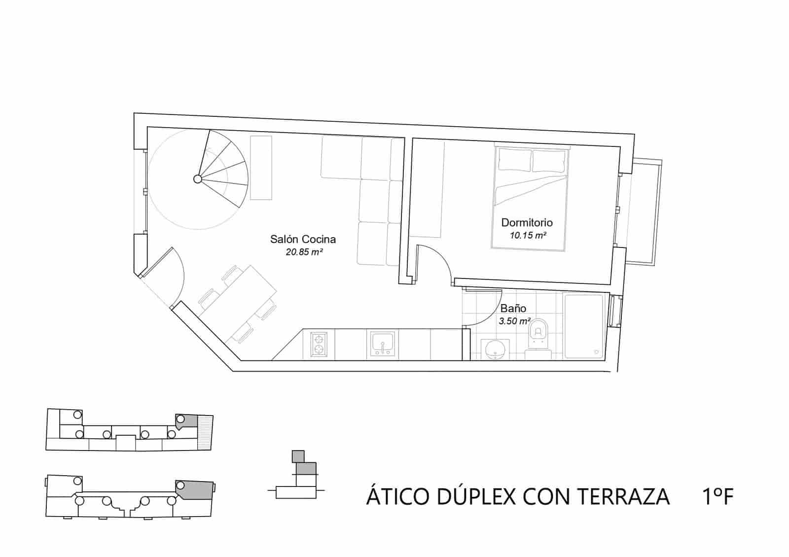Piso de 2 habitaciones en Pulianas en venta con garaje - 136.040 € (Ref: 9674927)