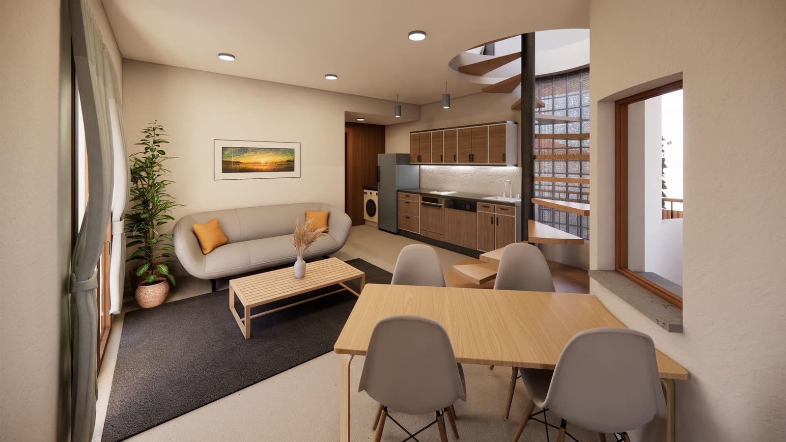 Piso de 2 habitaciones en Pulianas en venta con garaje - 136.040 € (Ref: 9674927)