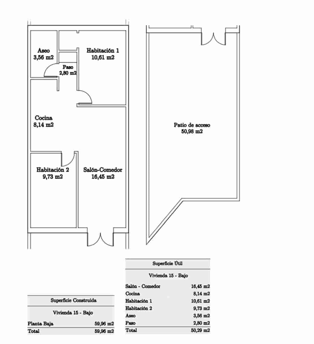 2 soveværelse Rækkehus til salg i Torrevieja med swimmingpool - € 179.000 (Ref: 9848003)