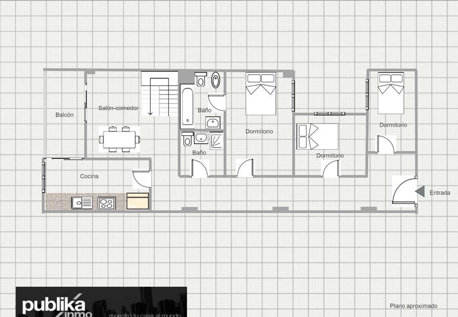 3 Zimmer Penthouse zu verkaufen in Santa Pola - 315.000 € (Ref: 9927574)