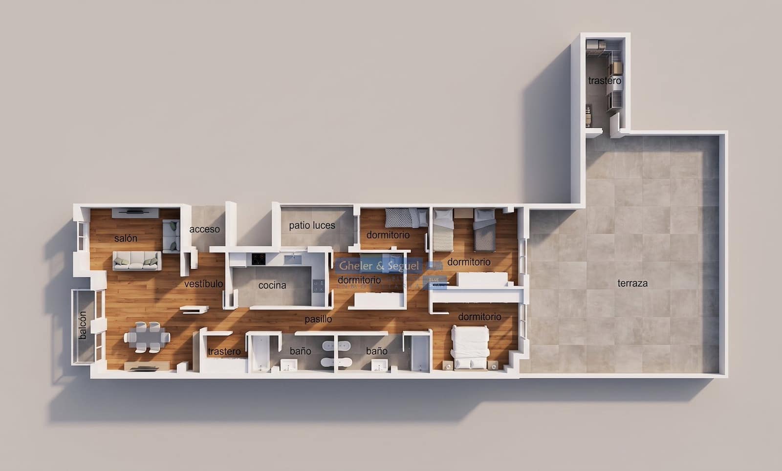 4 quarto Apartamento para venda em Valencia cidade - 399 000 € (Ref: 10118419)