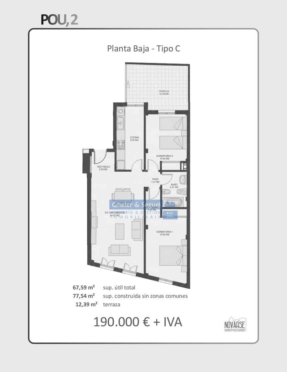 2 bedroom Apartment for sale in Petres - € 175,000 (Ref: 10167525)