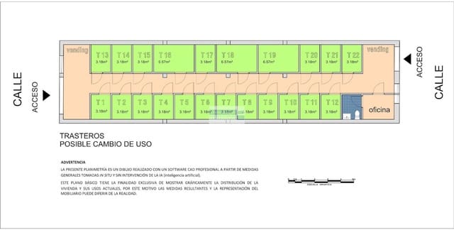 Kommersiell til salgs i Valencia by - € 125 000 (Ref: 9522746)