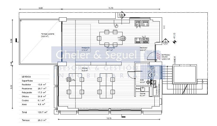 Office for rent in Sagunto / Sagunt - € 900 (Ref: 9522755)