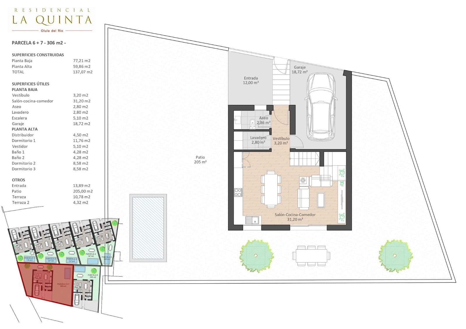 3 soverom Rekkehus til salgs i Olula del Rio med garasje - € 260 000 (Ref: 8055013)