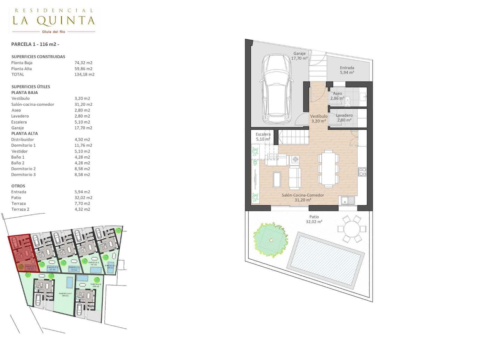 3 soverom Rekkehus til salgs i Olula del Rio med garasje - € 260 000 (Ref: 8055013)
