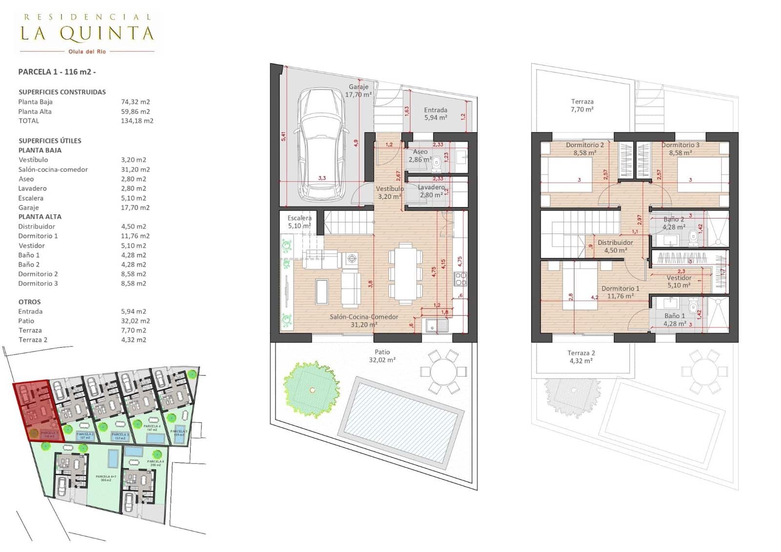 3 soverom Rekkehus til salgs i Olula del Rio med garasje - € 260 000 (Ref: 8055013)