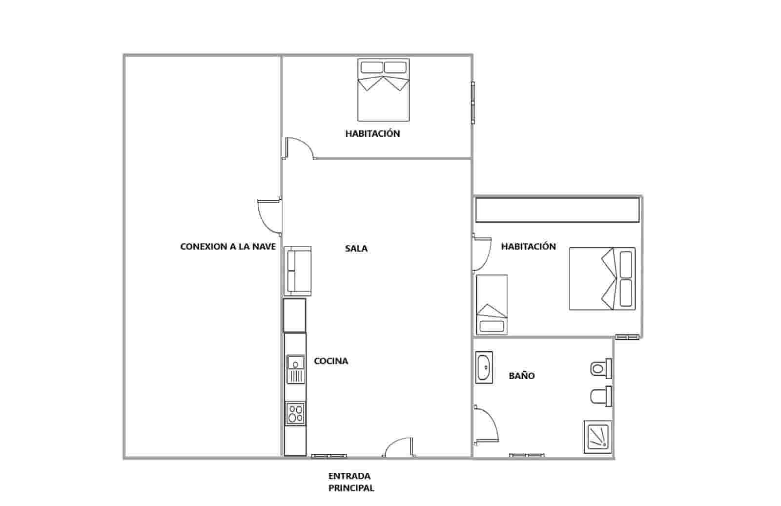 2 sypialnia Finka/Dom wiejski na sprzedaż w Albox z garażem - 150 000 € (Ref: 8247600)
