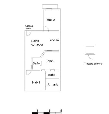Piso de 2 habitaciones en La Salud, Santa Cruz de Tenerife en venta - 199.000 € (Ref: 9704973)
