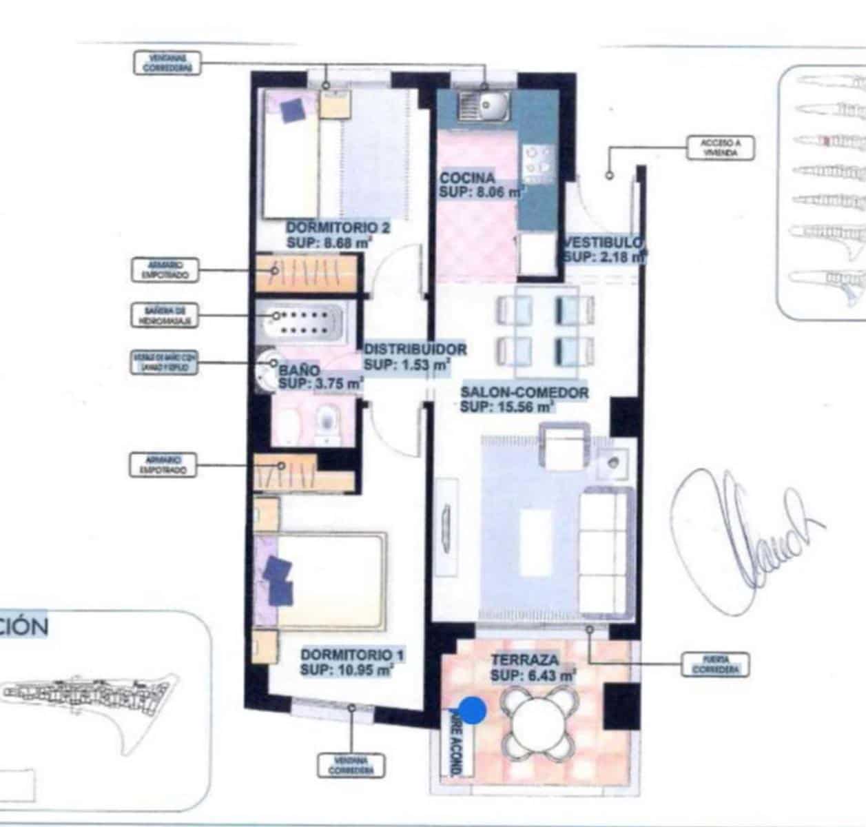Piso de 2 habitaciones en Peñíscola en venta con piscina - 219.000 € (Ref: 9875861)