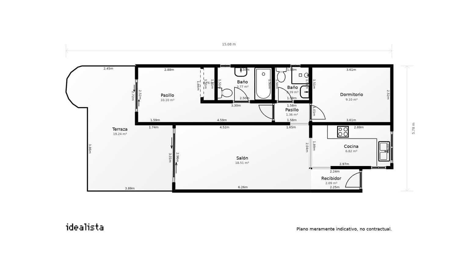 2 soverom Leilighet til salgs i Peniscola med svømmebasseng - € 234 000 (Ref: 9875866)
