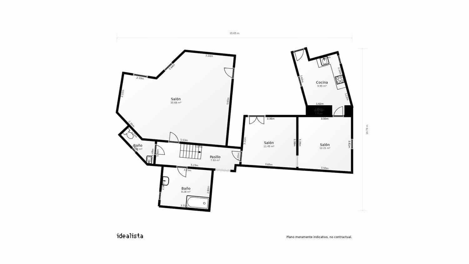 2 makuuhuone Huvila myytävänä paikassa San Rafael del Rio / Sant Rafael del Riu mukana uima-altaan - 209 000 € (Ref: 9936045)