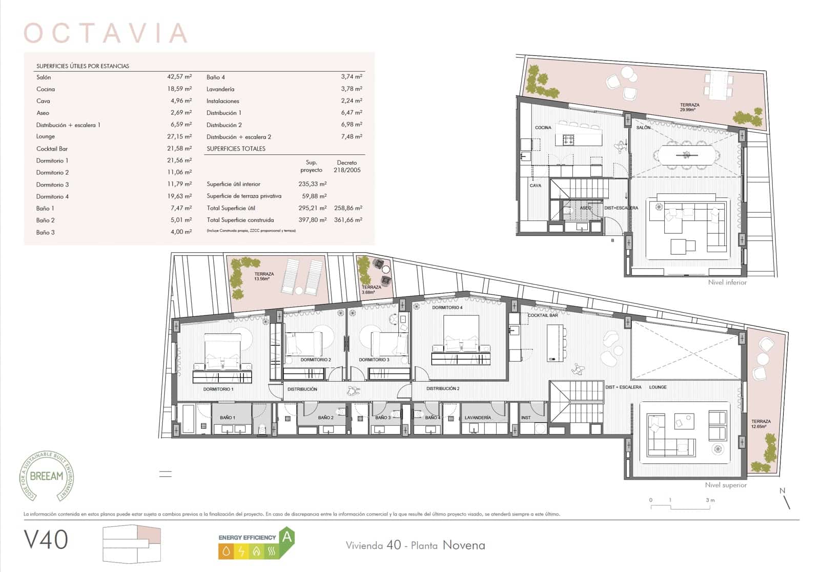 4 soveværelse Penthouse til salg i Malaga by med swimmingpool garage - € 6.450.000 (Ref: 8893037)