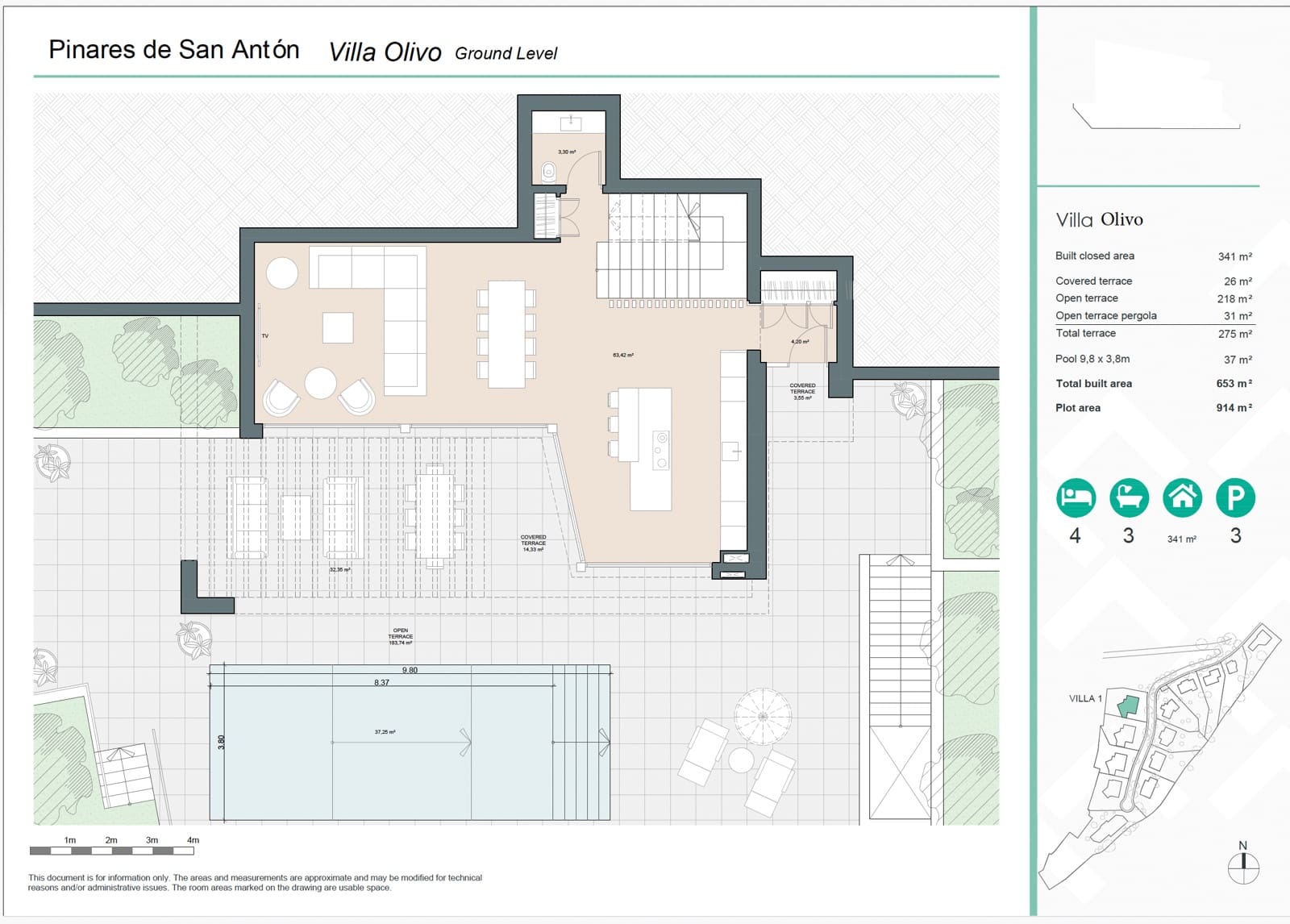 4 soverom Villa til salgs i Malaga by med svømmebasseng garasje - € 2 800 000 (Ref: 8893043)