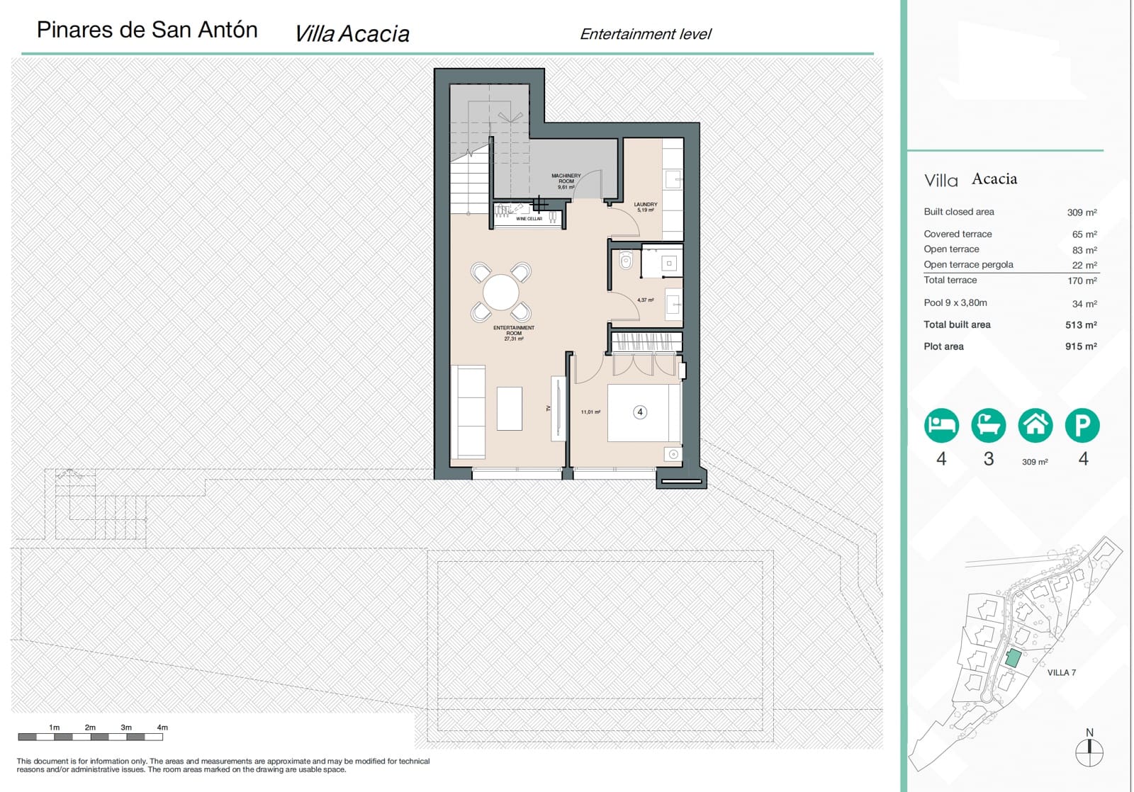 4 soveværelse Villa til salg i Malaga by med swimmingpool garage - € 2.475.000 (Ref: 8905473)