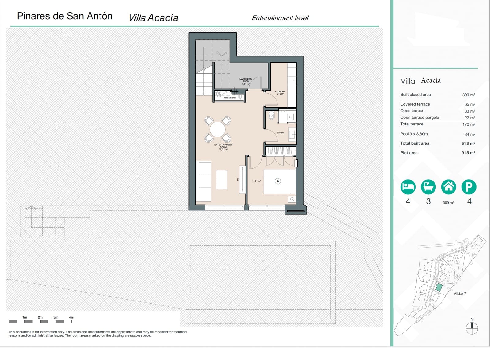 4 soveværelse Villa til salg i Malaga by med swimmingpool garage - € 2.475.000 (Ref: 8905473)