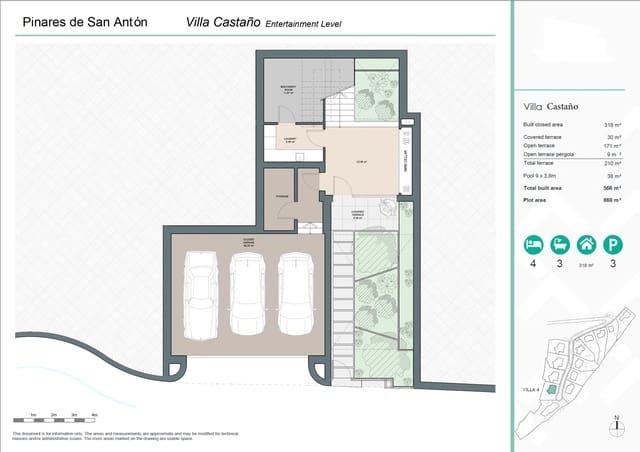 4 sypialnia Willa na sprzedaż w Pinares de San Antón, Miasto Málaga z basenem garażem - 2 700 000 € (Ref: 9504160)