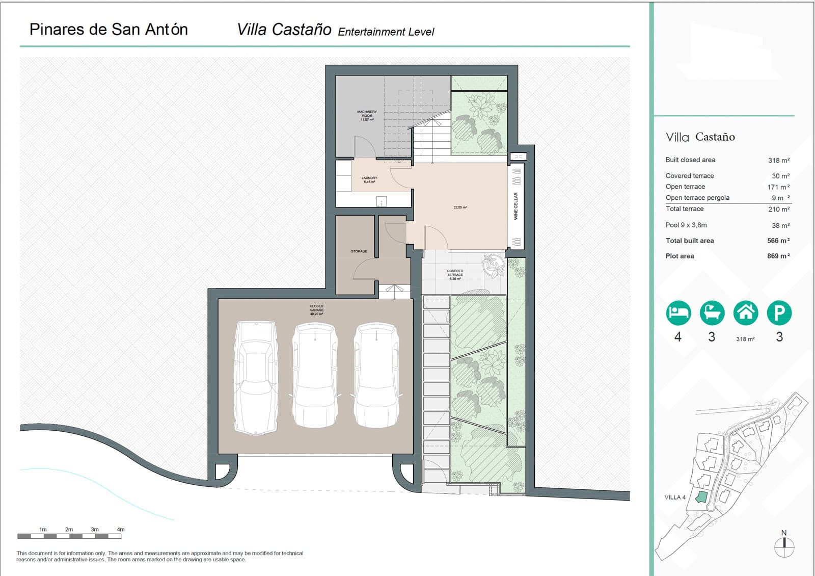 4 sypialnia Willa na sprzedaż w Miasto Malaga z basenem garażem - 2 700 000 € (Ref: 9504160)