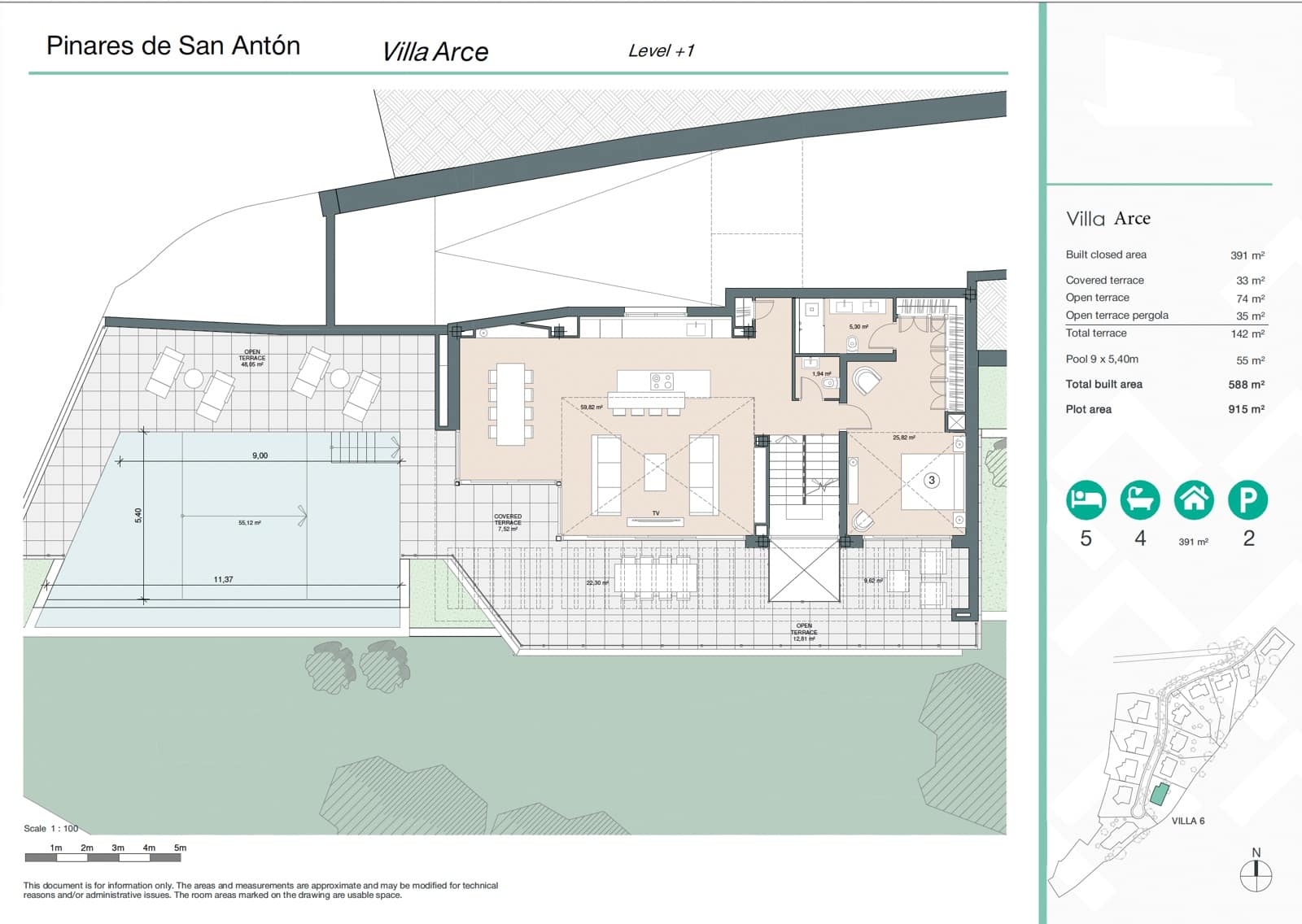 5 camera da letto Villa in vendita in Malaga citta con piscina garage - 4.200.000 € (Rif: 9504161)