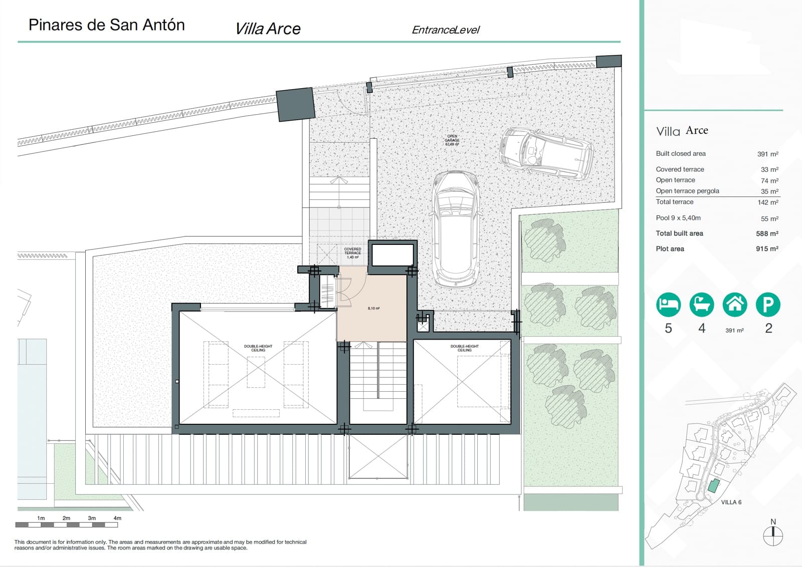 5 camera da letto Villa in vendita in Malaga citta con piscina garage - 4.200.000 € (Rif: 9504161)