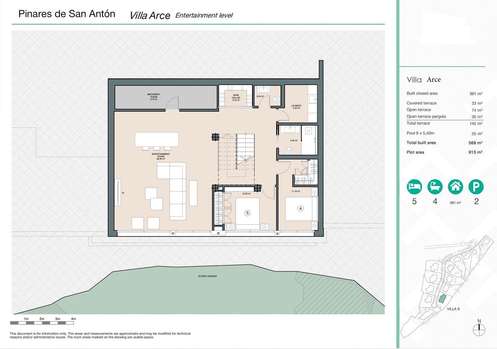 5 camera da letto Villa in vendita in Malaga citta con piscina garage - 4.200.000 € (Rif: 9504161)