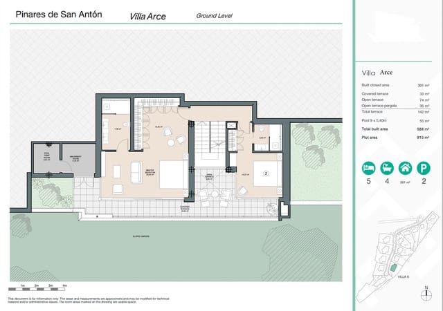 5 camera da letto Villa in vendita in Pinares de San Antón, Malaga città con piscina garage - 4.200.000 € (Rif: 9504161)