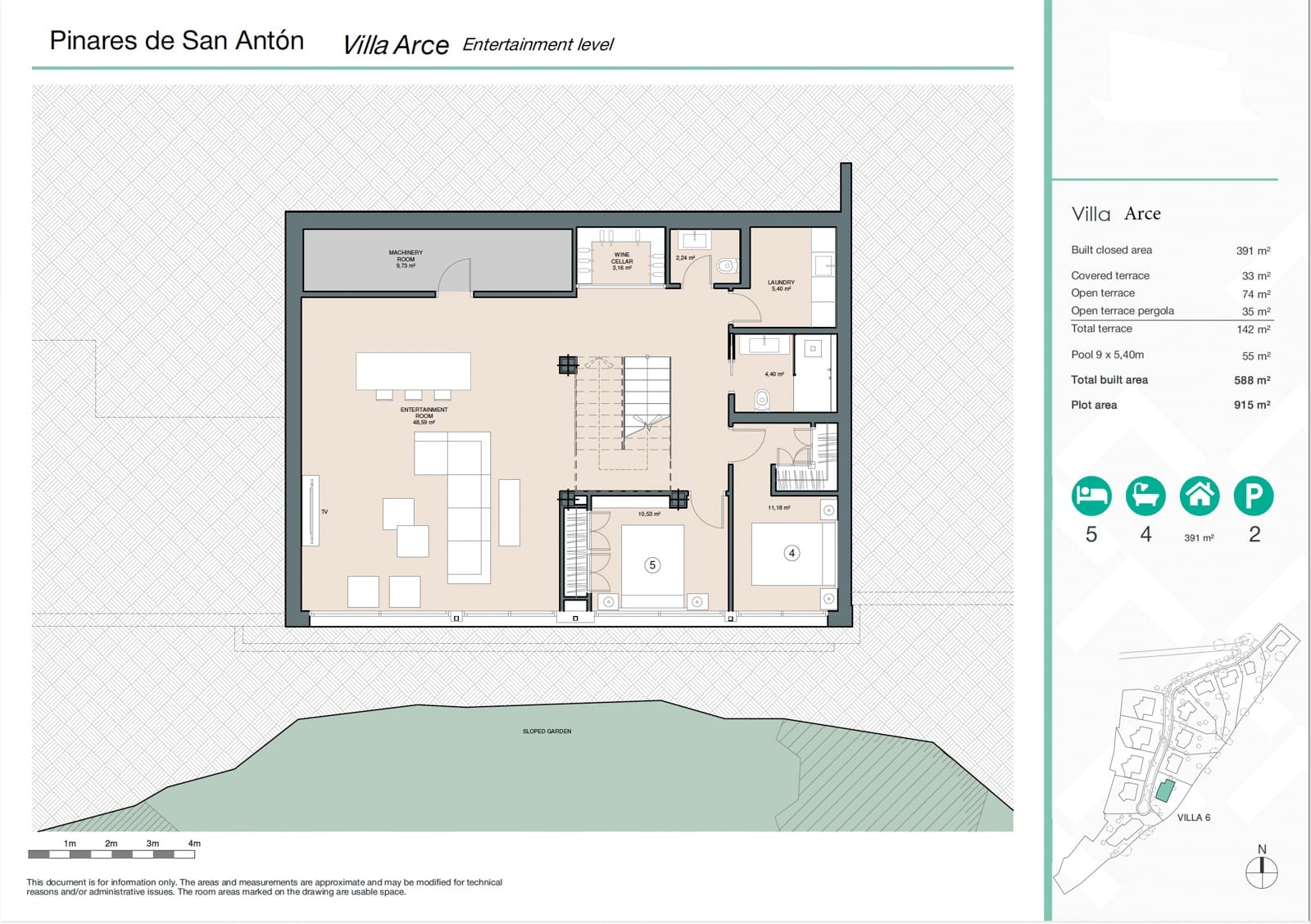5 camera da letto Villa in vendita in Malaga citta con piscina garage - 4.200.000 € (Rif: 9504161)