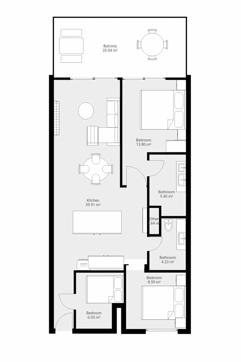 Apartamento de 3 habitaciones en Benahavís en venta con piscina - 695.000 € (Ref: 9519144)