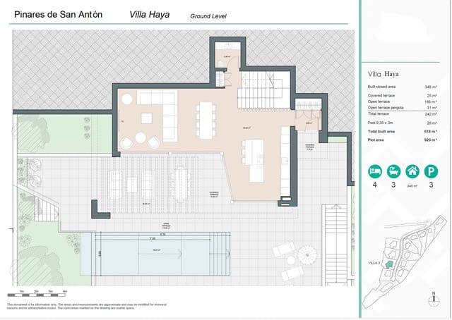4 soveværelse Villa til salg i Pinares de San Antón, Málaga by med swimmingpool garage - € 3.100.000 (Ref: 9591130)