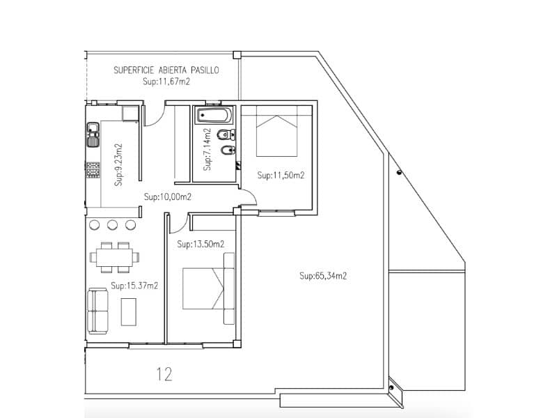 2 soveværelse Penthouse til salg i Puerto de la Cruz - € 464.871 (Ref: 8152556)