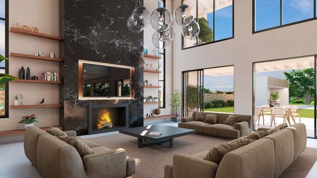 Chalet de 4 habitaciones en Mijas Costa, Mijas en venta con piscina - 2.100.000 € (Ref: 8560580)