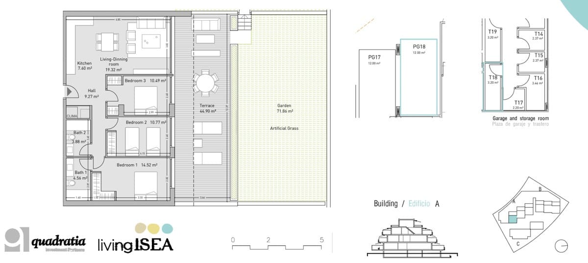 Apartamento de 2 habitaciones en Estepona en venta con piscina garaje - 355.000 € (Ref: 8600377)