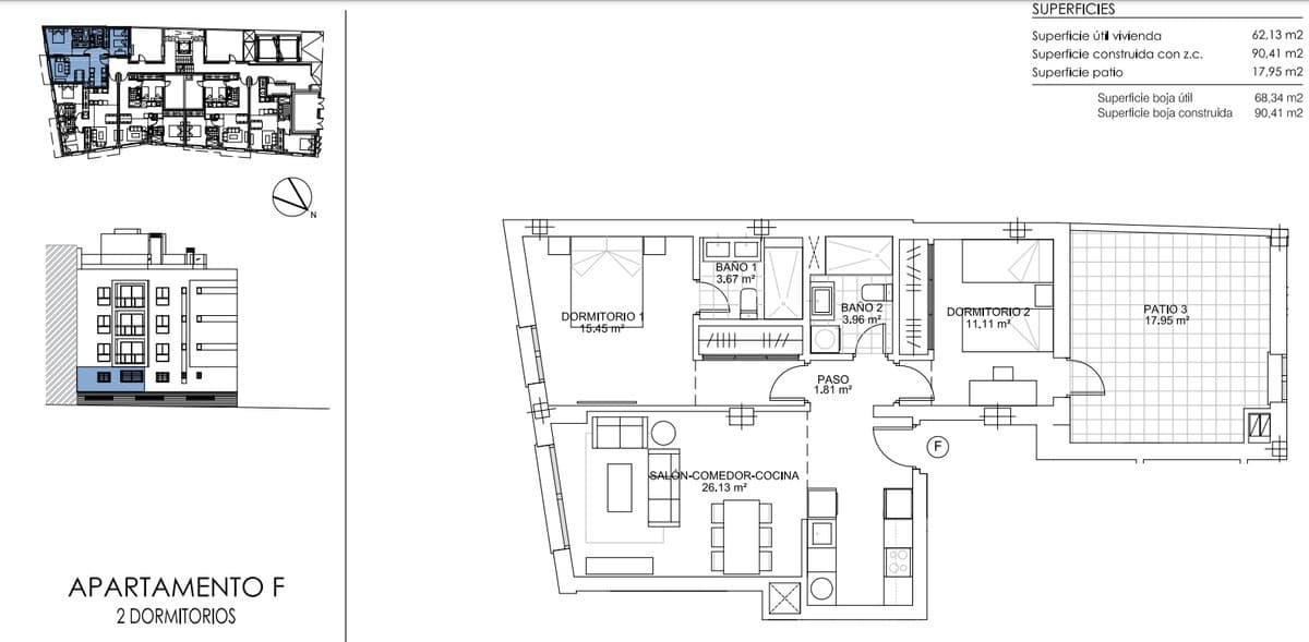 2 bedroom Apartment for sale in Estepona with pool garage - € 549,000 (Ref: 8600380)