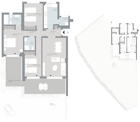 2 soveværelse Penthouse til salg i Estepona med swimmingpool garage - € 320.000 (Ref: 8600394)