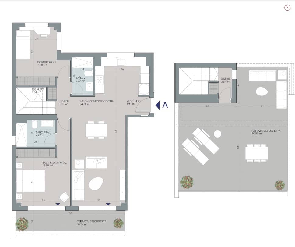 3 chambre Appartement à vendre à Estepona avec piscine garage - 299 000 € (Ref: 8600397)