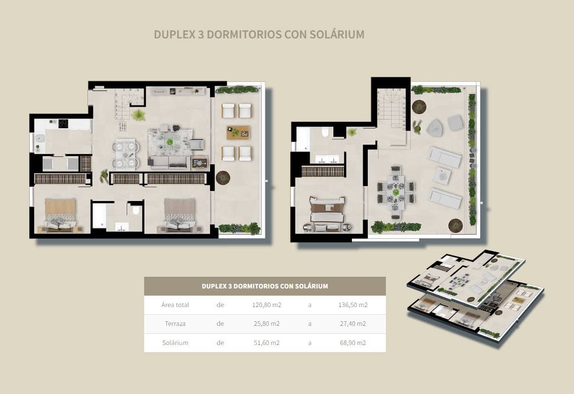 3 slaapkamer Penthouse te koop in Marbella met zwembad garage - € 990.000 (Ref: 8604903)