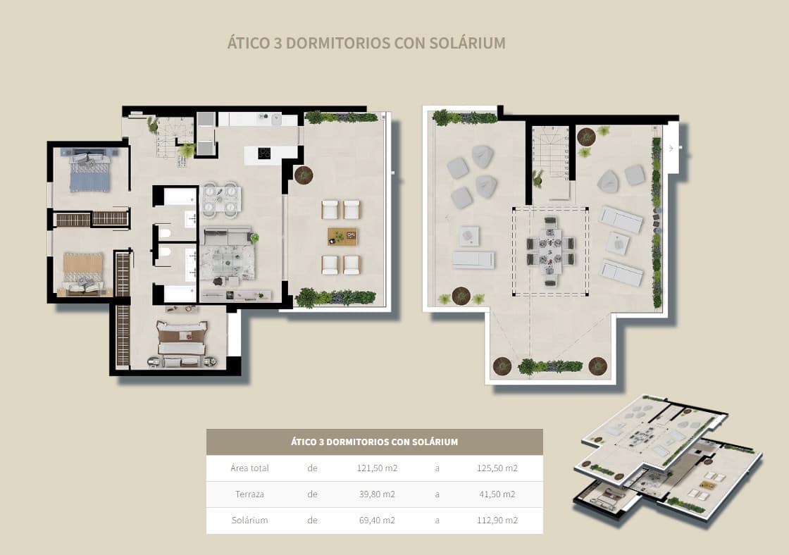 3 bedroom Penthouse for sale in Marbella with pool garage - € 950,000 (Ref: 8604903)