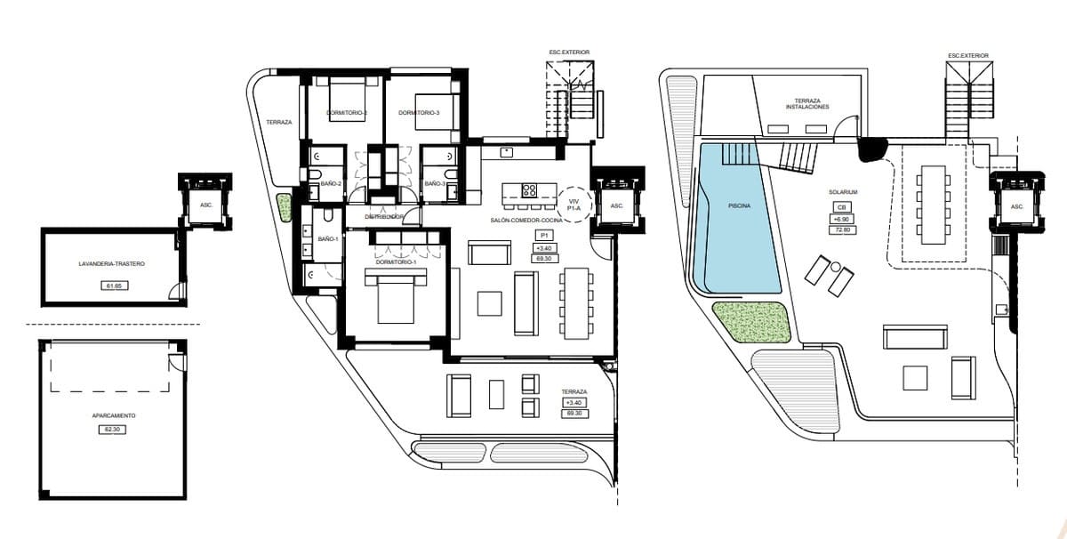 Apartamento de 3 habitaciones en Marbella en venta con piscina garaje - 1.790.000 € (Ref: 8604946)