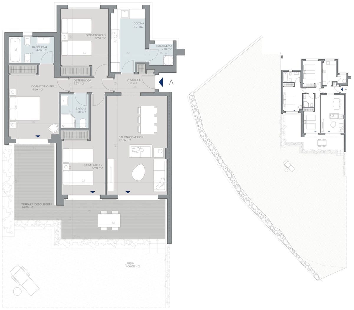 2 slaapkamer Penthouse te koop in Estepona met zwembad garage - € 278.000 (Ref: 9285713)