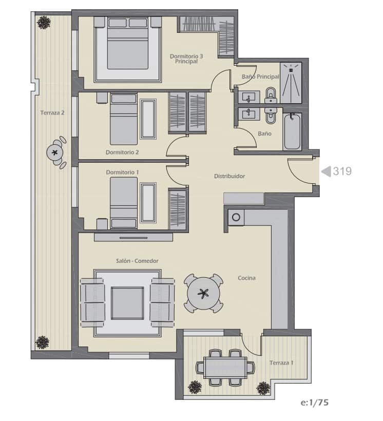 2 bedroom Apartment for sale in Marbella - € 319,000 (Ref: 9309235)