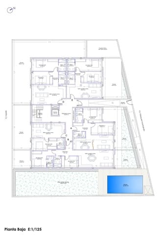 1 makuuhuone Huoneisto myytävänä paikassa Aguilas mukana uima-altaan 
autotalli - 180 000 € (Ref: 9626202)