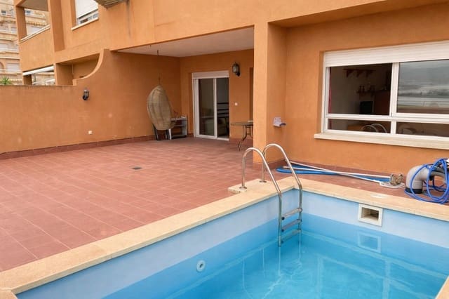 Piso de 2 habitaciones en El Hornillo, Aguilas en venta con piscina garaje - 275.000 € (Ref: 9656093)