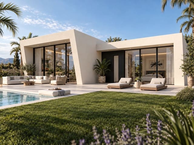 2 soveværelse Villa til salg i Pinoso med swimmingpool garage - € 284.500 (Ref: 9804921)