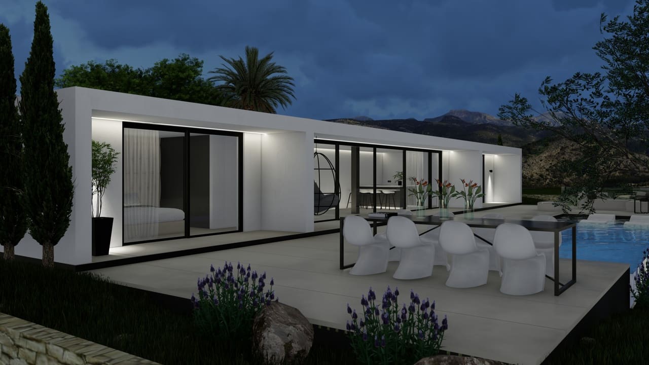 2 soveværelse Villa til salg i Pinoso med swimmingpool garage - € 318.500 (Ref: 9804922)