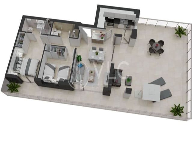 2 soverom Leilighet til salgs i Oropesa  med svømmebasseng - € 234 000 (Ref: 7115660)