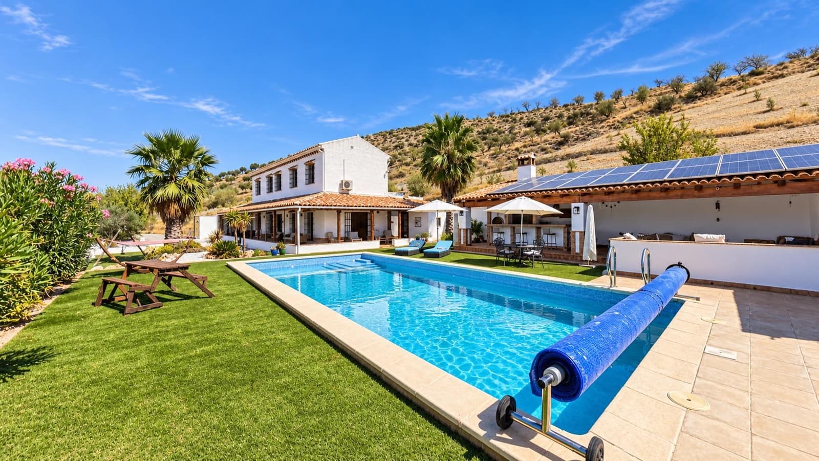5 makuuhuone Huvila myytävänä paikassa Alhama de Granada mukana uima-altaan - 575 000 € (Ref: 10081284)