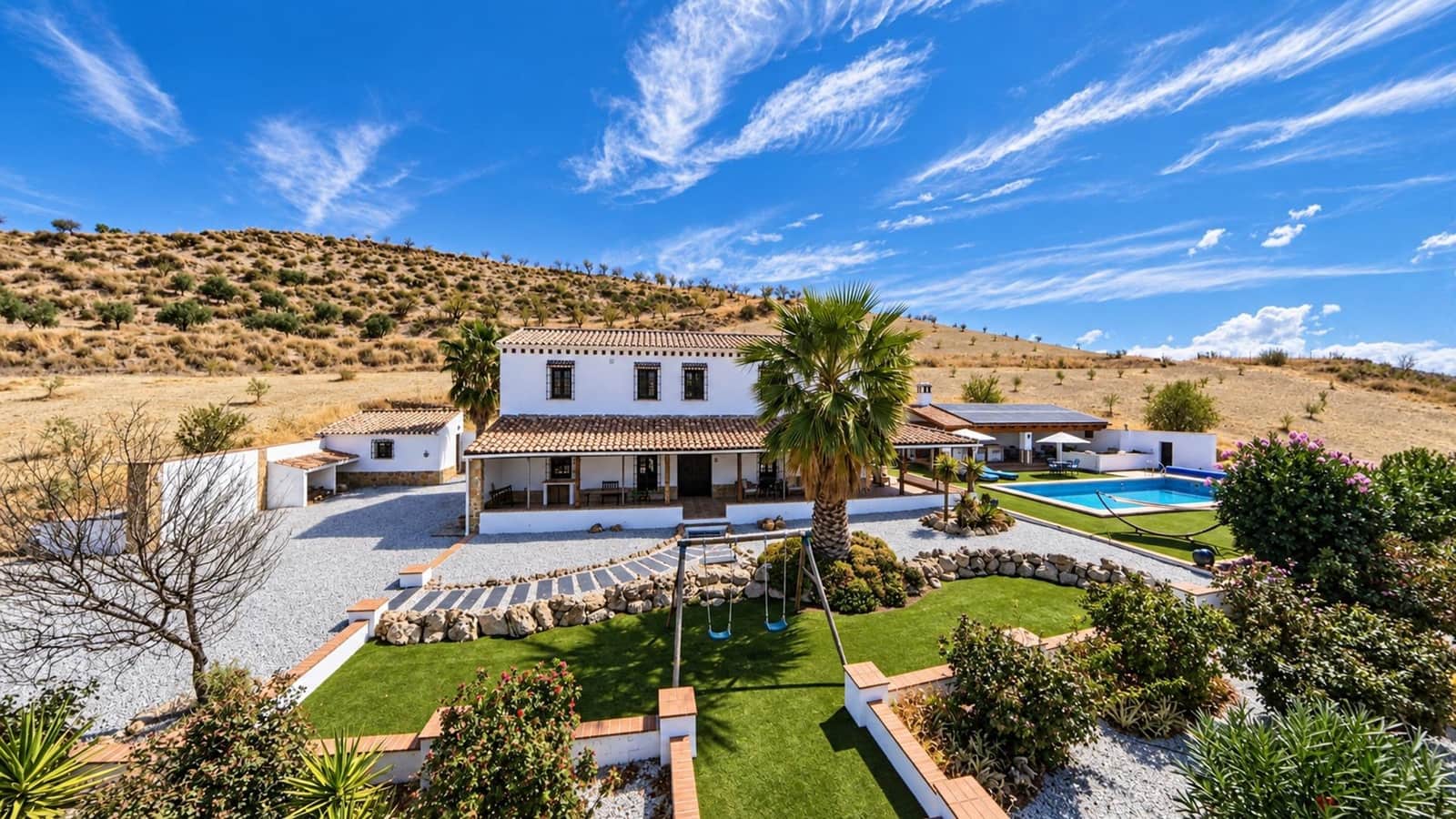 5 makuuhuone Huvila myytävänä paikassa Alhama de Granada mukana uima-altaan - 575 000 € (Ref: 10081284)