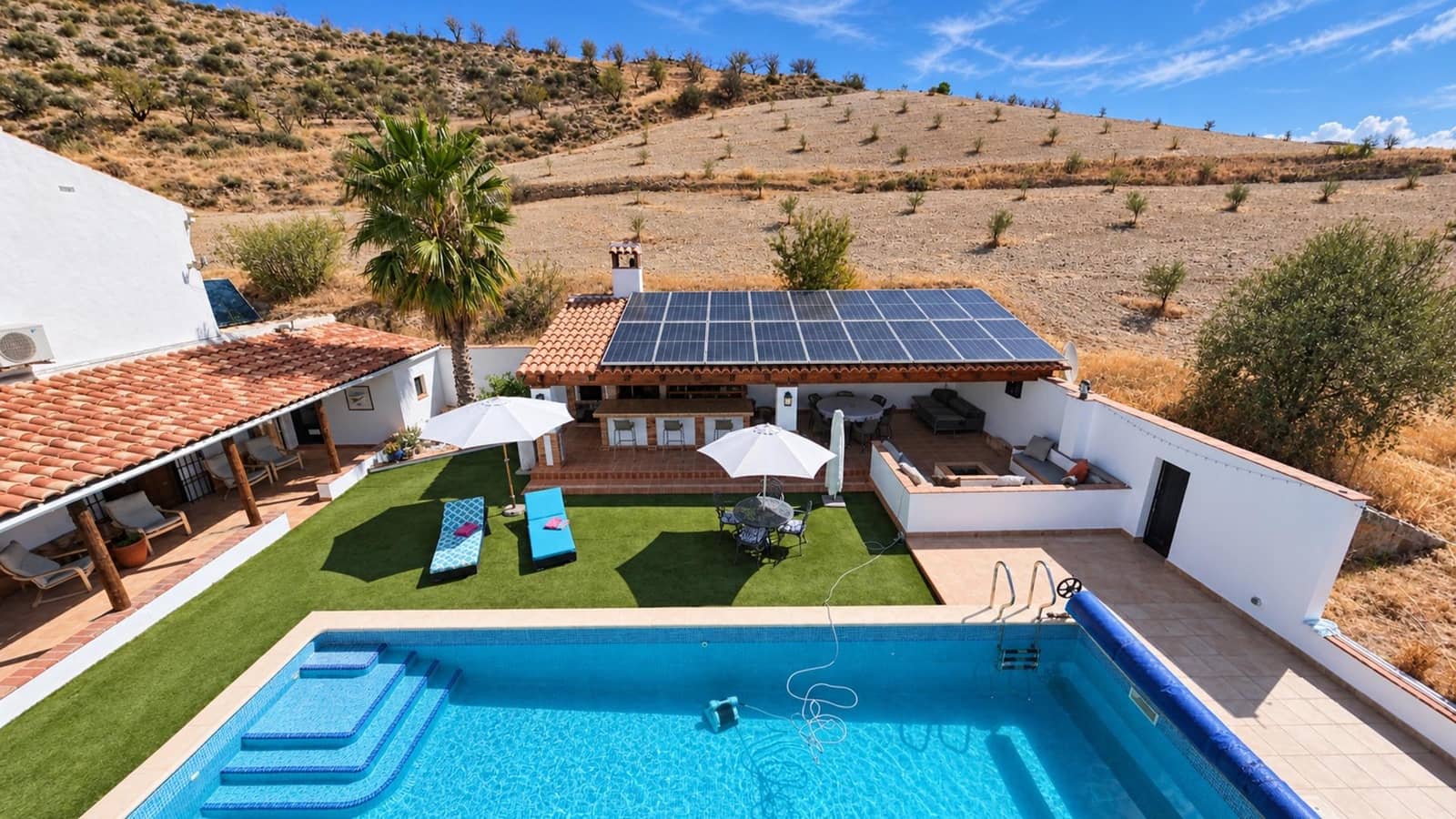 5 makuuhuone Huvila myytävänä paikassa Alhama de Granada mukana uima-altaan - 575 000 € (Ref: 10081284)