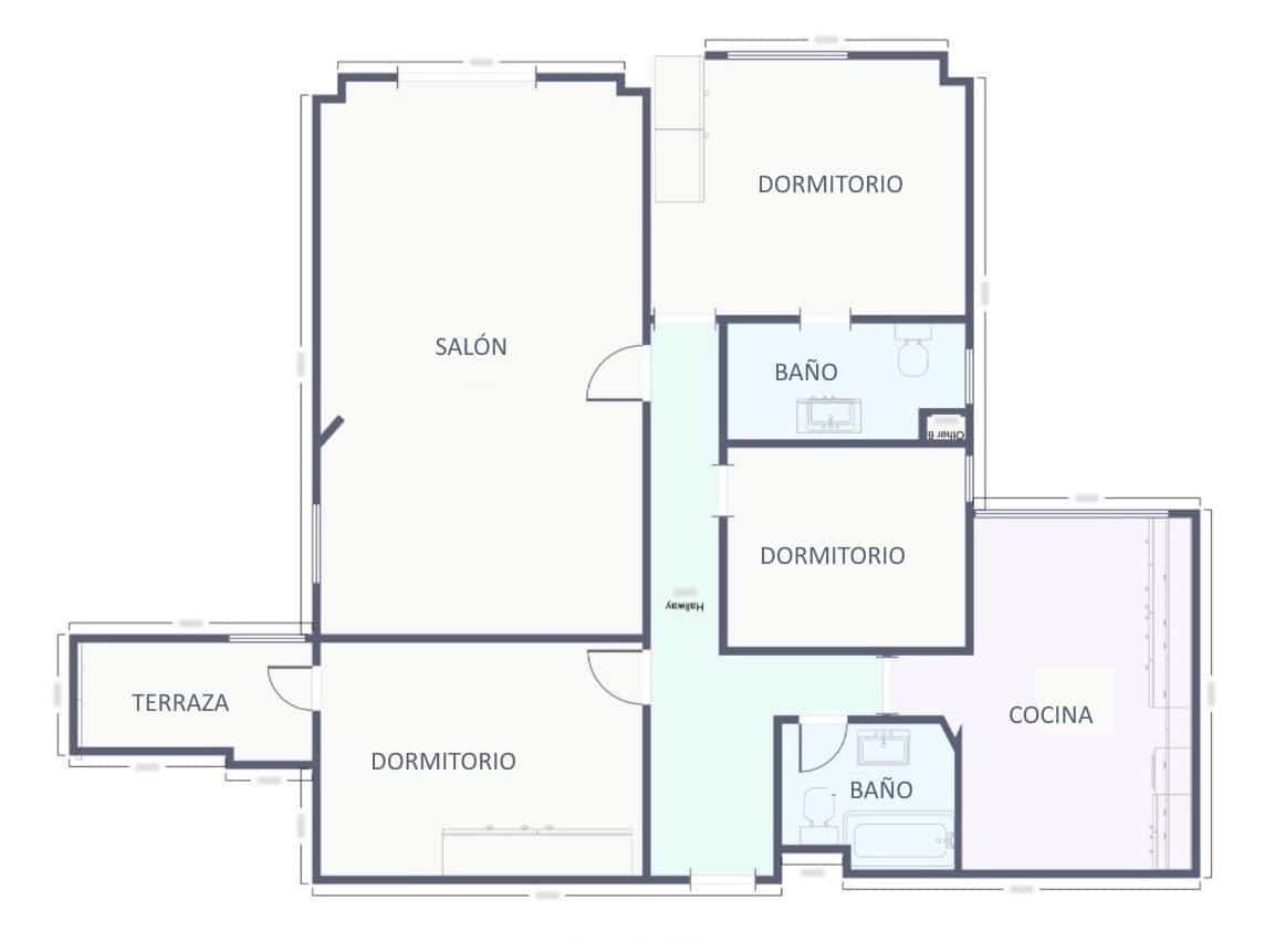3 sovrum Lägenhet till salu i Granada stad med garage - 435 000 € (Ref: 10086238)